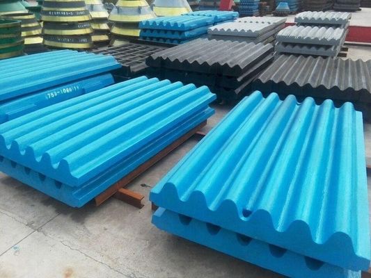 Máquina de trituração de rocha Telsmith H3244 triturador de mandíbula Usando peças sobressalentes Placa dentária