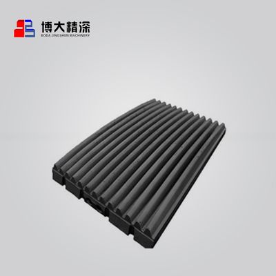 Triturar Liner de manganês de alto nível C125 triturador de mandíbula peças de desgaste placa mandíbula com design