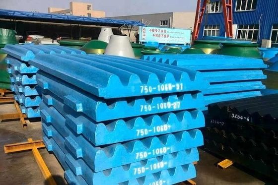 Máquina de trituração de rocha Telsmith H3244 triturador de mandíbula Usando peças sobressalentes Placa dentária