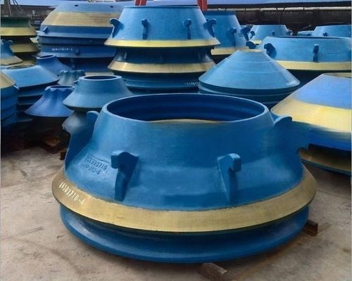 Telsmith de aço com alto grau de manganês 38SBS 44SBS 52SBS Partes sobressalentes côncavas e de manto para triturador de cones