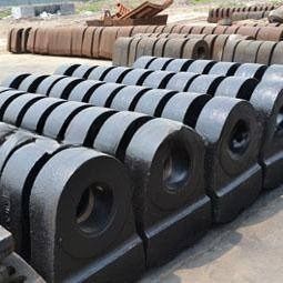 Peças de desgaste de aço de alto manganês para máquinas de mineração de triturador de pedra