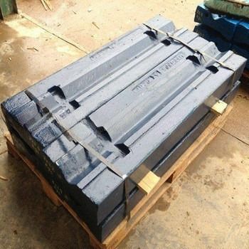 Barras de sopro de alto cromo para triturador de minas de pedra peso 500 kg triturador de máquina
