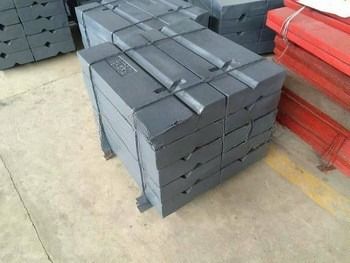 Barras de sopro de alto cromo para triturador de minas de pedra peso 500 kg triturador de máquina