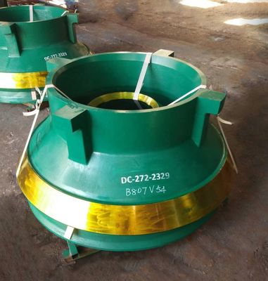 52 SBS Peças sobressalentes de triturador de cone Liner de taça côncavo e manto utilizado para mineração de minério