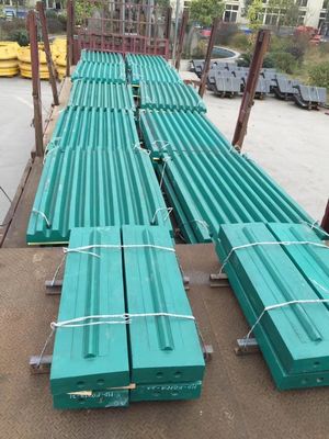 Máquina de mineração de pedra triturador de impacto peças de desgaste de aço de alto manganês