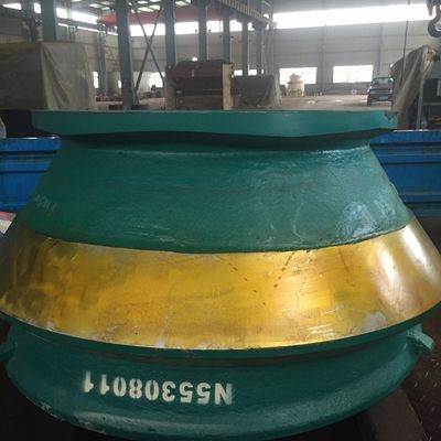 Peças de substituição para revestimento de bolsas de aço Mn18Cr2 de alto manganês para trituradores HP300 HP400 HP500