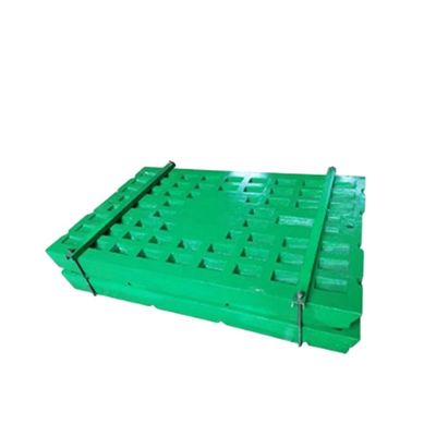 Processos de forja e usinagem Placa de mandíbula para equipamento de mineração Peças sobressalentes de triturador de mandíbula