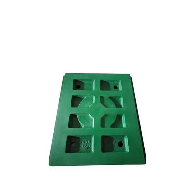Placas de mandíbula personalizadas para triturador de mandíbula C116 C120 C125 Peças sobressalentes em máquinas de mineração usadas