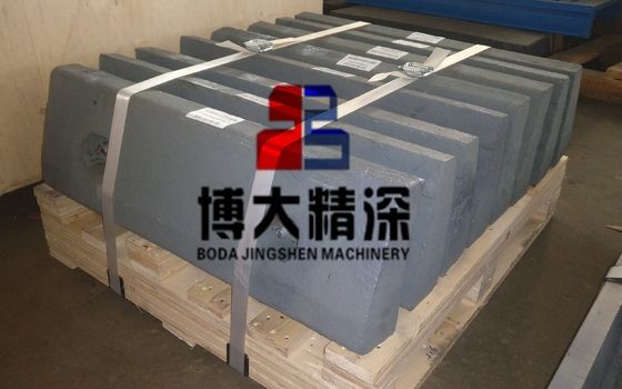 Peças de triturador de impacto de barras de sopro de cerâmica de alto cromo martelo para equipamento de mineração martelo
