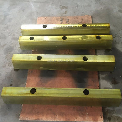 C125 Peças sobressalentes para triturador de mandíbulas Placa de troca com top- wedge e tipo de processamento de fundição