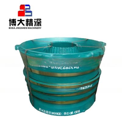 GP200 GP300 Ferro de manganês Mn18Cr2 Peças sobressalentes para triturador de cone de pedra