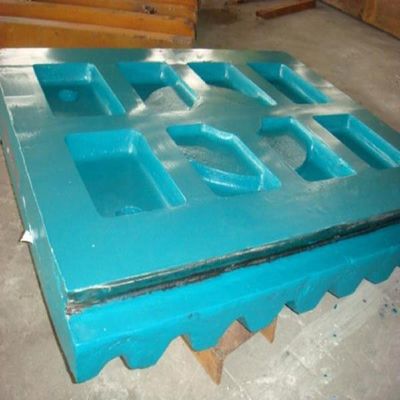 1000KG peso triturador C125 triturador de mandíbula peças de desgaste placa mandíbula para máquina de mineração EN124 padrão