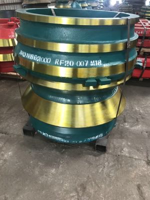ISO Standard High Manganese GP300 GP300S Cone Crusher Peças sobressalentes Liner de Taça para Trituração