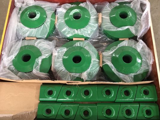 Especificação do cliente Placa de distribuição de aço de liga de fundição padrão para peças de triturador Barmac B6100 VSI