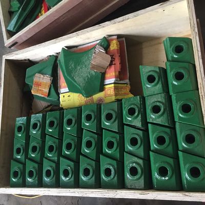 B7150 VSI Peças sobressalentes de triturador Placa de desgaste cavidade para mineração de minério 10 KG Durabilidade