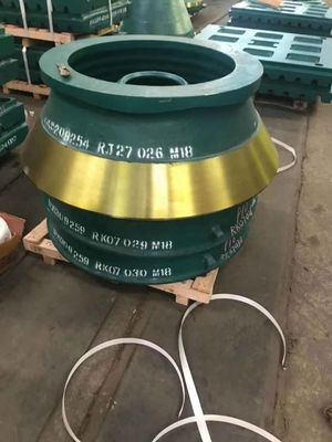 GP220 Peças sobressalentes de triturador de cone de pedra Manteiga e revestimento de taça duráveis com a norma EN124
