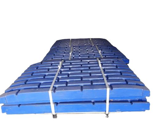 Placas de mandíbulas de aço com elevado teor de manganês para processamento de triturador, forjamento, usinagem e tratamento de superfície
