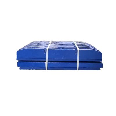 Peças sobressalentes de triturador de mandíbulas de aço de alto cromo para equipamento de mineração e pedreira
