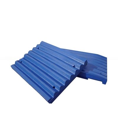 Triturador de mandíbulas de aço com alto grau de manganês resistente Peças sobressalentes de desgaste C125 Placa de mandíbula móvel fixa