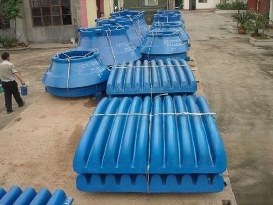 Triturador de mandíbulas de aço com alto grau de manganês resistente Peças sobressalentes de desgaste C125 Placa de mandíbula móvel fixa
