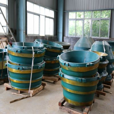 Aço de Alto Manganês GP200 Cone Crusher wear Parts Mantle e Côncavo com competitivo