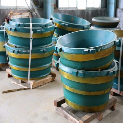 Aço de Alto Manganês GP200 Cone Crusher wear Parts Mantle e Côncavo com competitivo