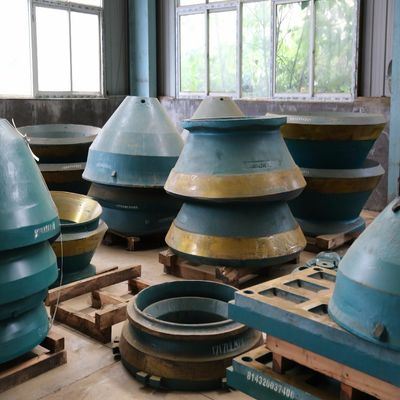 Aço de Alto Manganês GP200 Cone Crusher wear Parts Mantle e Côncavo com competitivo