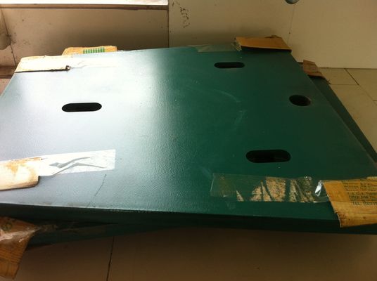 C125 Peças sobressalentes de triturador de mandíbulas Placa com proteção robusta no tipo de processamento de forja