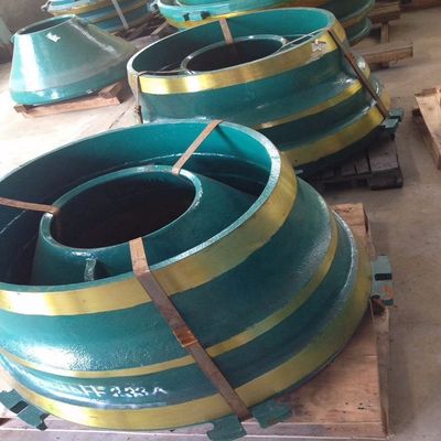 Triturador de pedra de mineração de energia HP200 Triturador de cone Peças de desgaste Liner de taça com peso KG 1000