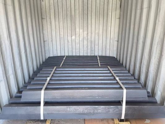 Forja e usinagem de minério de pedra triturador de cone peças de desgaste placa de mandíbula balançante para pedreira