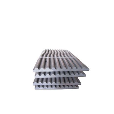 Placa de mandíbula móvel/balançante e fixa resistente para o triturador de mandíbula CJ412 CJ612 Peças sobressalentes peso 999 kg