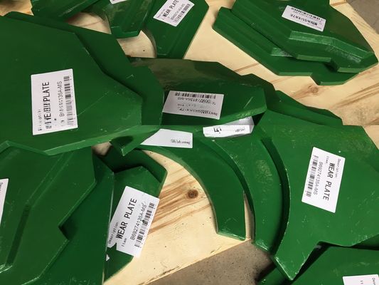 Mineração de minério Máquina de mineração peças de desgaste VSI triturador placa de desgaste inferior B7150SE