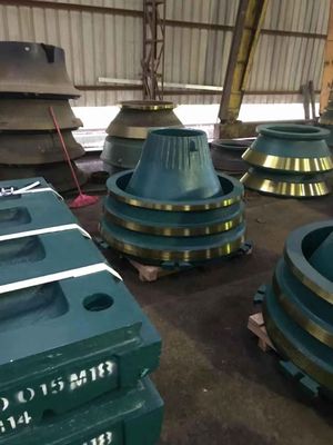 ISO Standard High Manganese GP300 GP300S Cone Crusher Peças sobressalentes Liner de Taça para Trituração