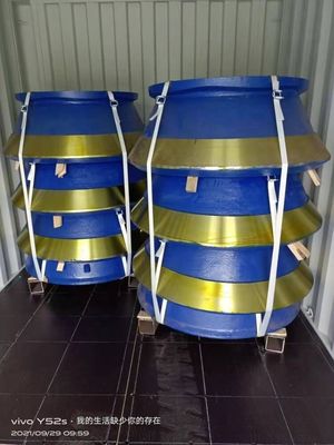 EN124 Standard High Manganese Steel Cone Crusher HP800 Usure Parts Bowl Liner Mantle Concave