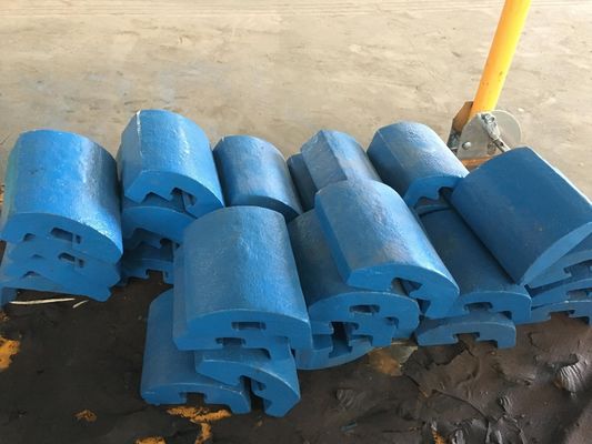 Conjunto de placas de desgaste para triturador de cavidades VSI Partes sobressalentes CV128 para máquinas de construção