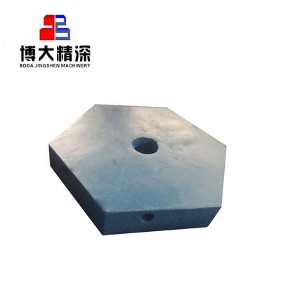 VSI Crusher CV128 Distribuidor de peças de desgaste placa personalizada para aplicação de mineração