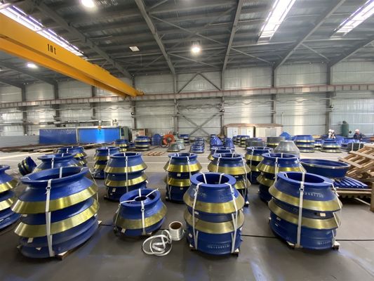 Peças sobressalentes de triturador de cone Manteiga côncava para HP100 HP200 HP300 Máquina de mineração