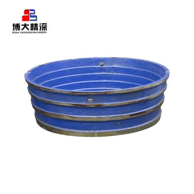 GP300S Peças de desgaste do triturador para máquina de mineração de minério Triturador cônico Concave Mantle Bowl Liner