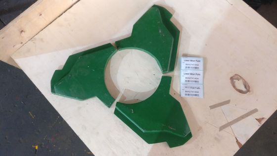 Peças de desgaste personalizadas para trituradores VSI CV228 Placa de desgaste inferior para mineração e processamento de minerais