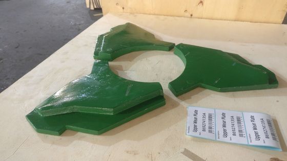 Peças de desgaste personalizadas para trituradores VSI CV228 Placa de desgaste inferior para mineração e processamento de minerais