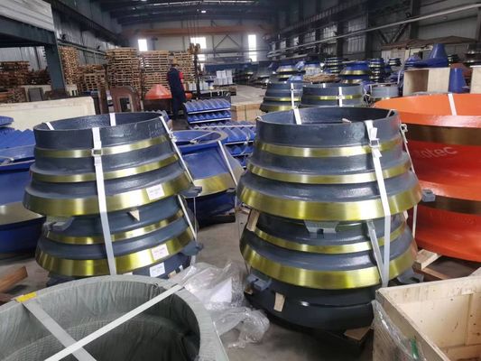 CH440 Cone Crusher Parts Concave and Mantle com peso KG 999 em cor personalizada