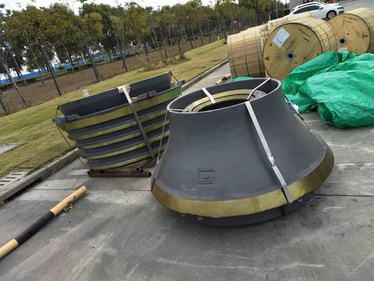 Acessórios para mineração de pedreiras CH440 Mantle Bowl Liner Casting Peças sobressalentes para triturador de cone