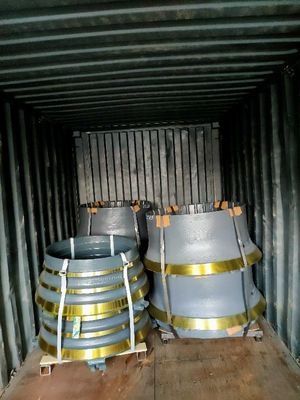 Acessórios para mineração de pedreiras CH440 Mantle Bowl Liner Casting Peças sobressalentes para triturador de cone