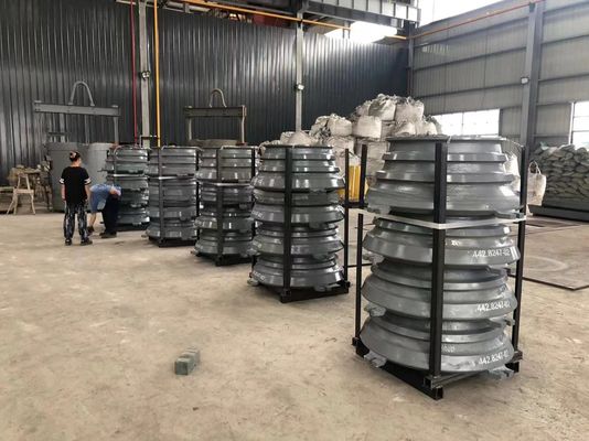 Parte de desgaste do manto do triturador de cone de aço de alto manganês CS430 utilizada para máquinas de mineração