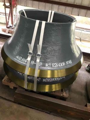CH440 MN18 CR2 Cone Crusher Acessórios Mantle Bowl Liner Casting para Mineração de Energia