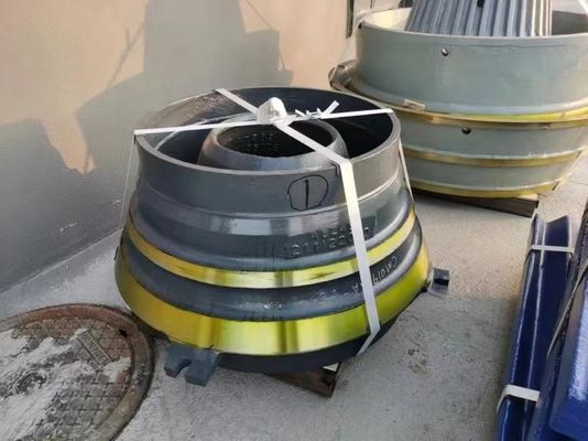 EN124 Padrão CS440 Mantle Bowl Liner OEM Peças sobressalentes para acessórios de trituradores de cônios