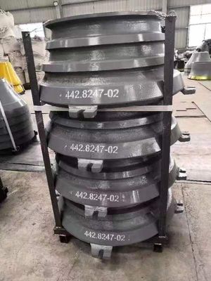 CH880 Cone Crusher Parts Mantle e Bowl Liner em todo o mundo Tipo de processamento de fundição