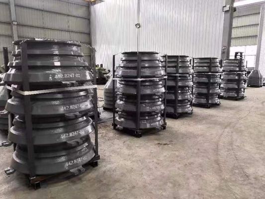 CH880 Cone Crusher Parts Mantle e Bowl Liner em todo o mundo Tipo de processamento de fundição