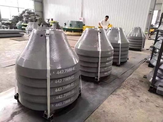 CH880 Cone Crusher Parts Mantle e Bowl Liner em todo o mundo Tipo de processamento de fundição