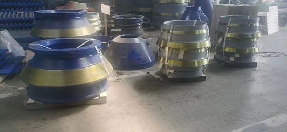Acessórios de triturador de cone resistentes ao desgaste e duráveis para mineração de pedreiras Modelo personalizado